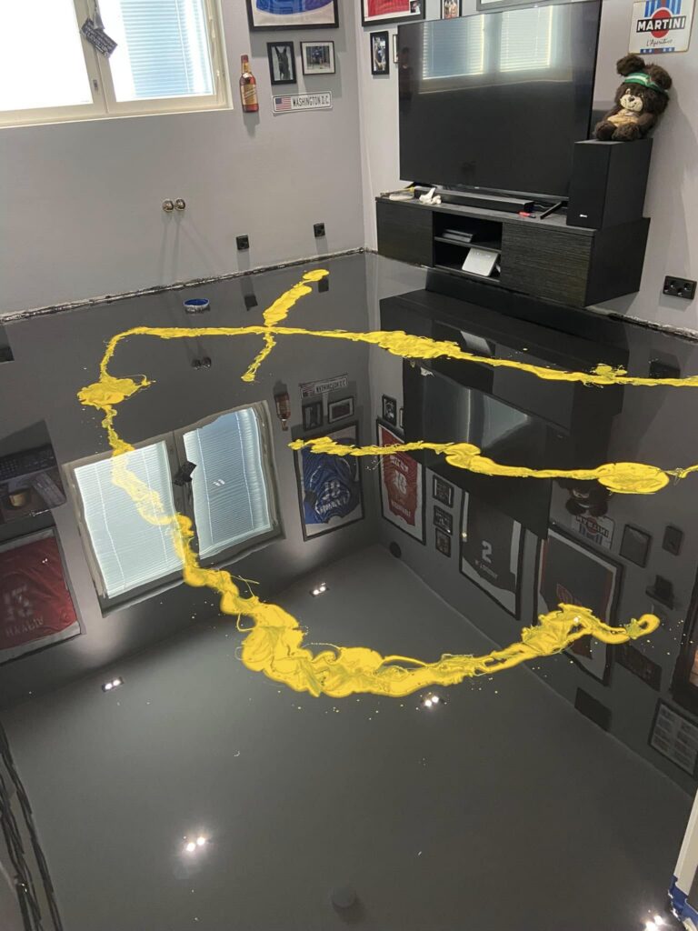 Dekoratiivne epoksiidpõrand erilise mustriga